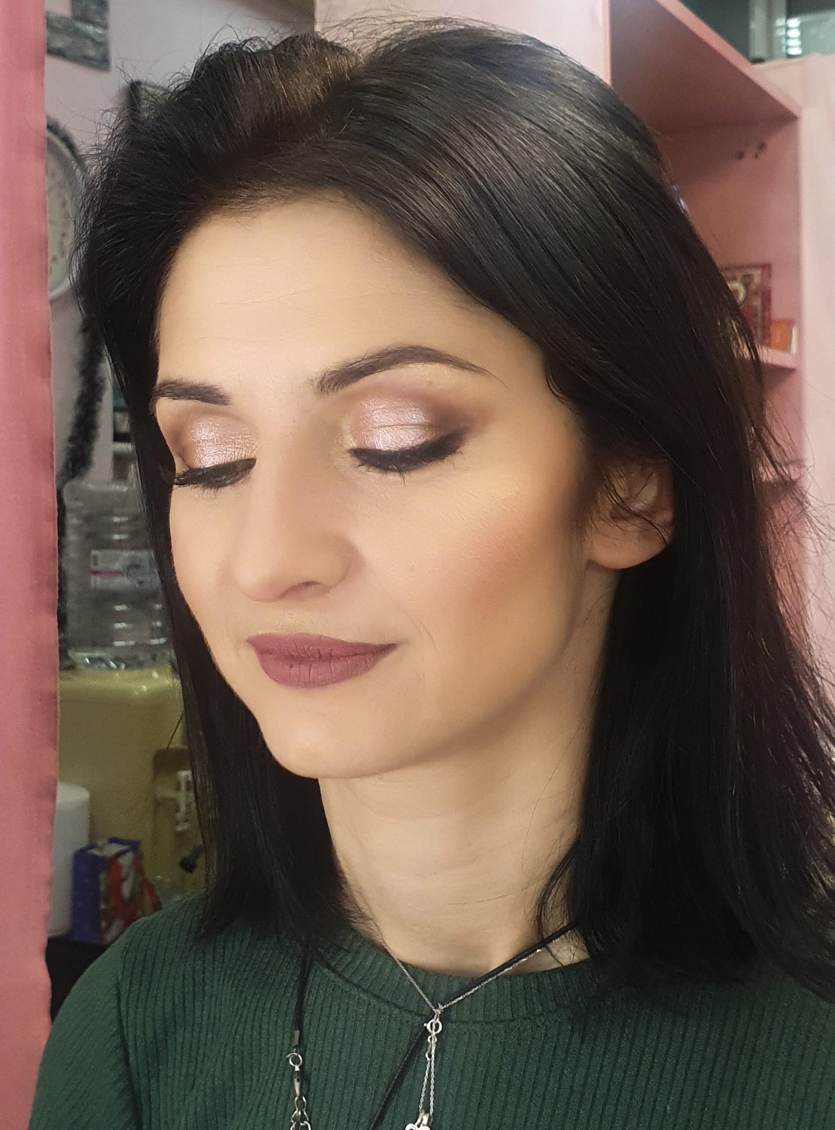 Pink makeup/ грим в розово